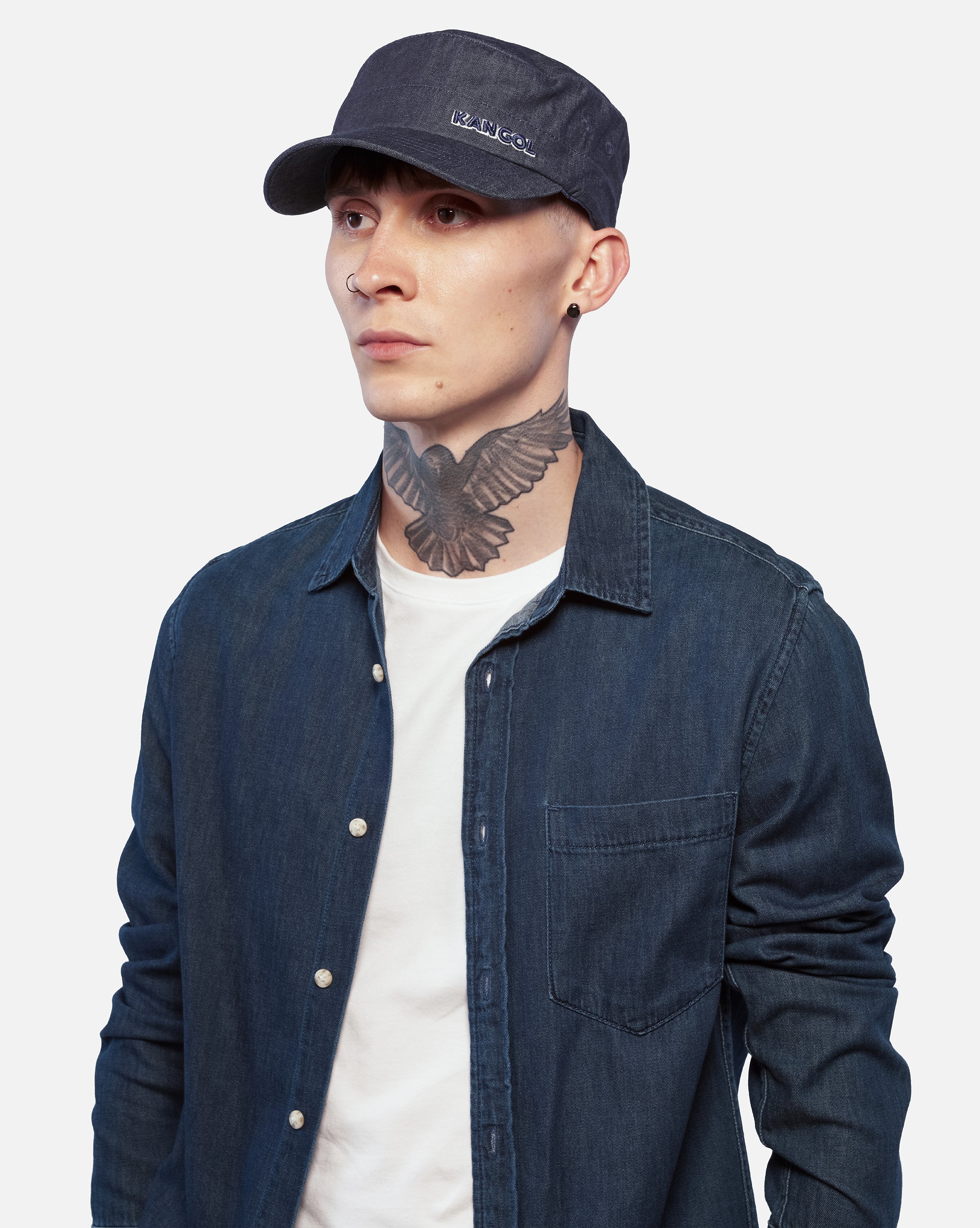 Denim FlexFit® Army Cap - Image 7