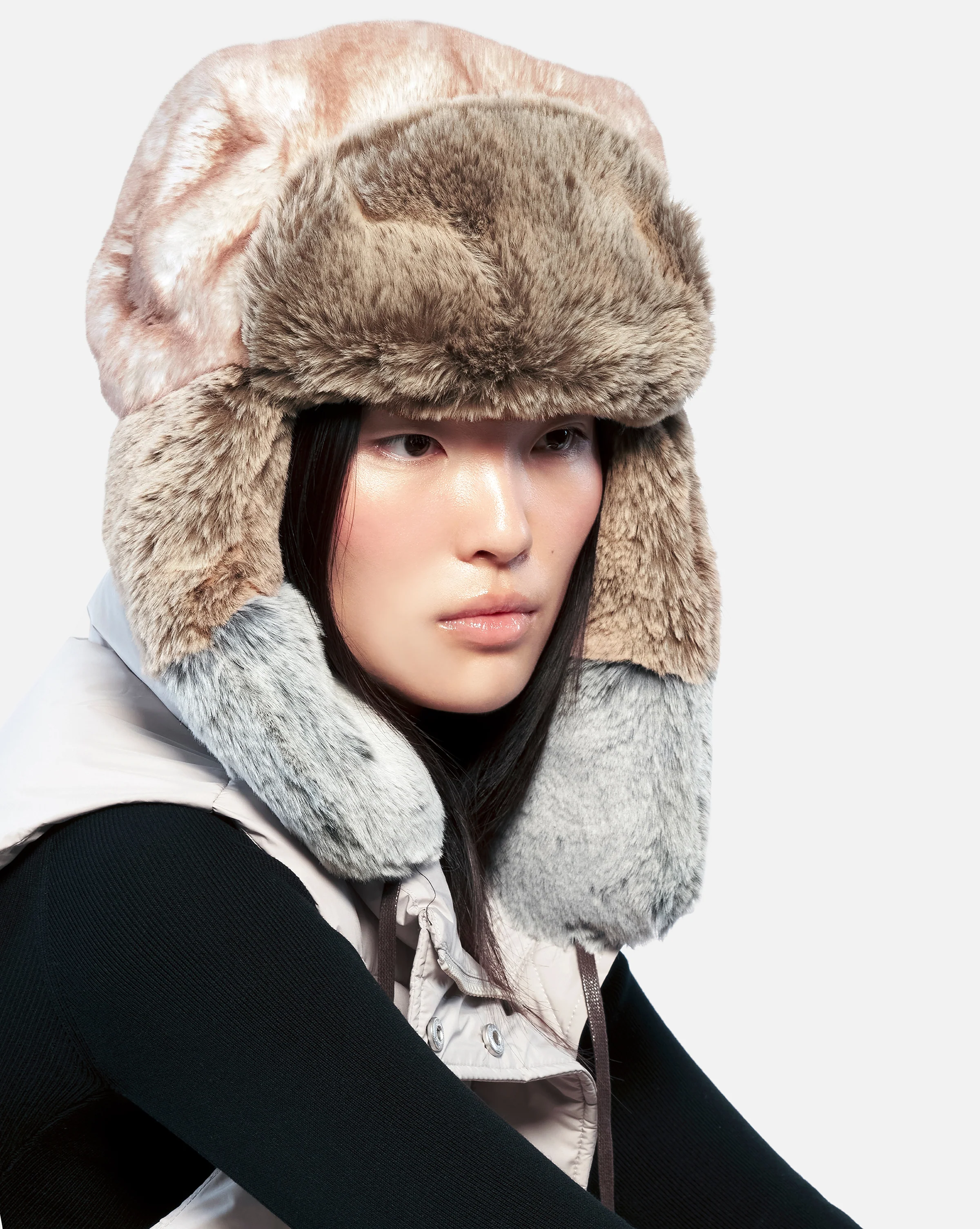 Multi Faux Fur Trapper - Image 4